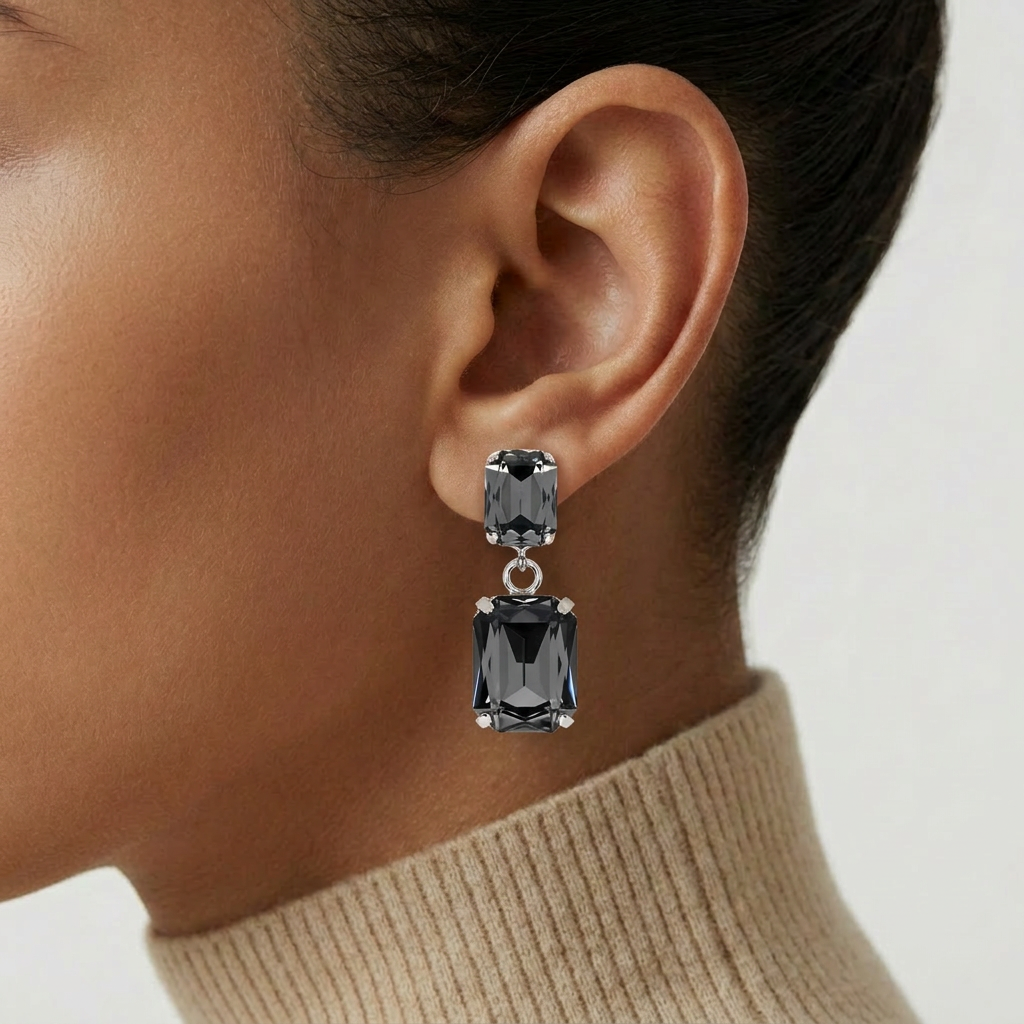 EARRING 'ANTHRACITE' - GLORY