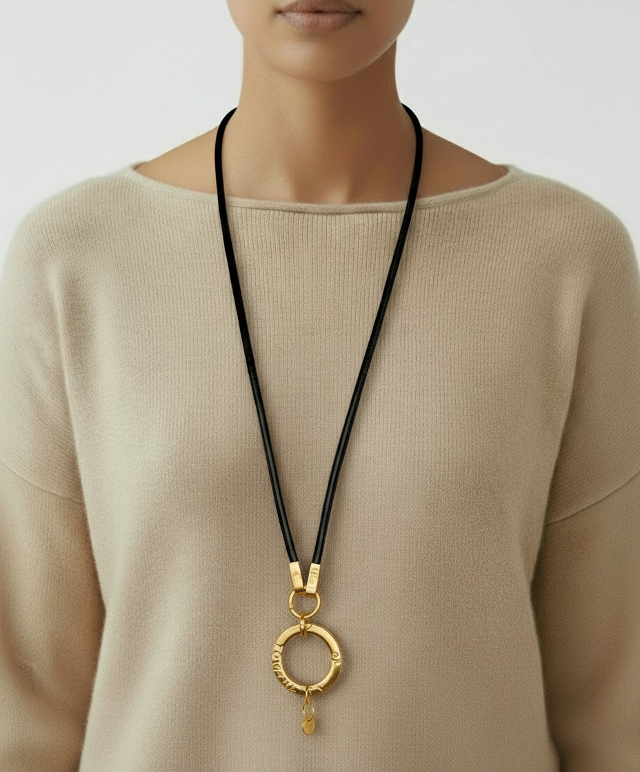 HOLD IT BIG LONG 'BLACK / GOLD' - CASUAL