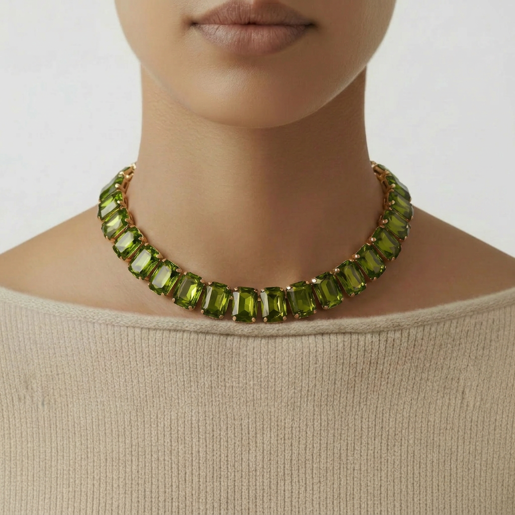 CHAIN SHORT 'OLIVE' - GLORY