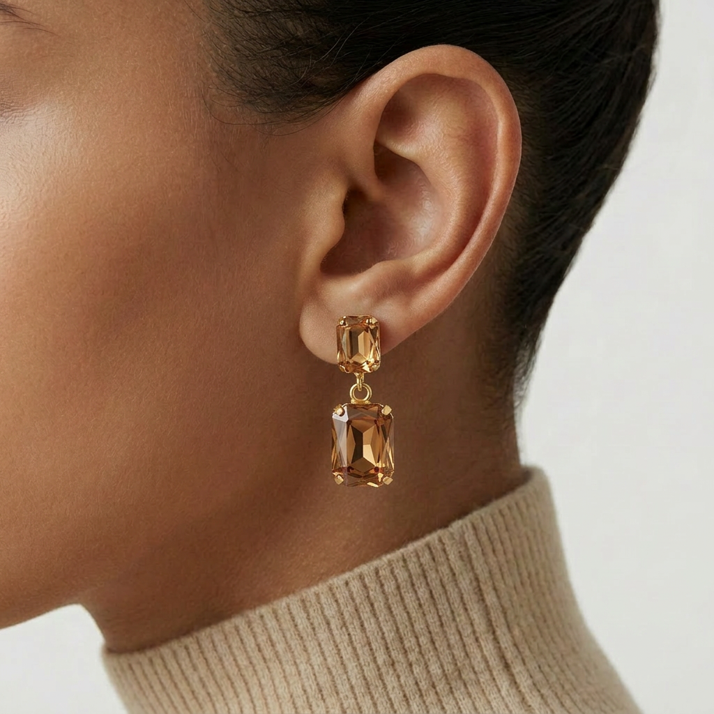 EARRING 'CHAMPAGNE' - GLORY
