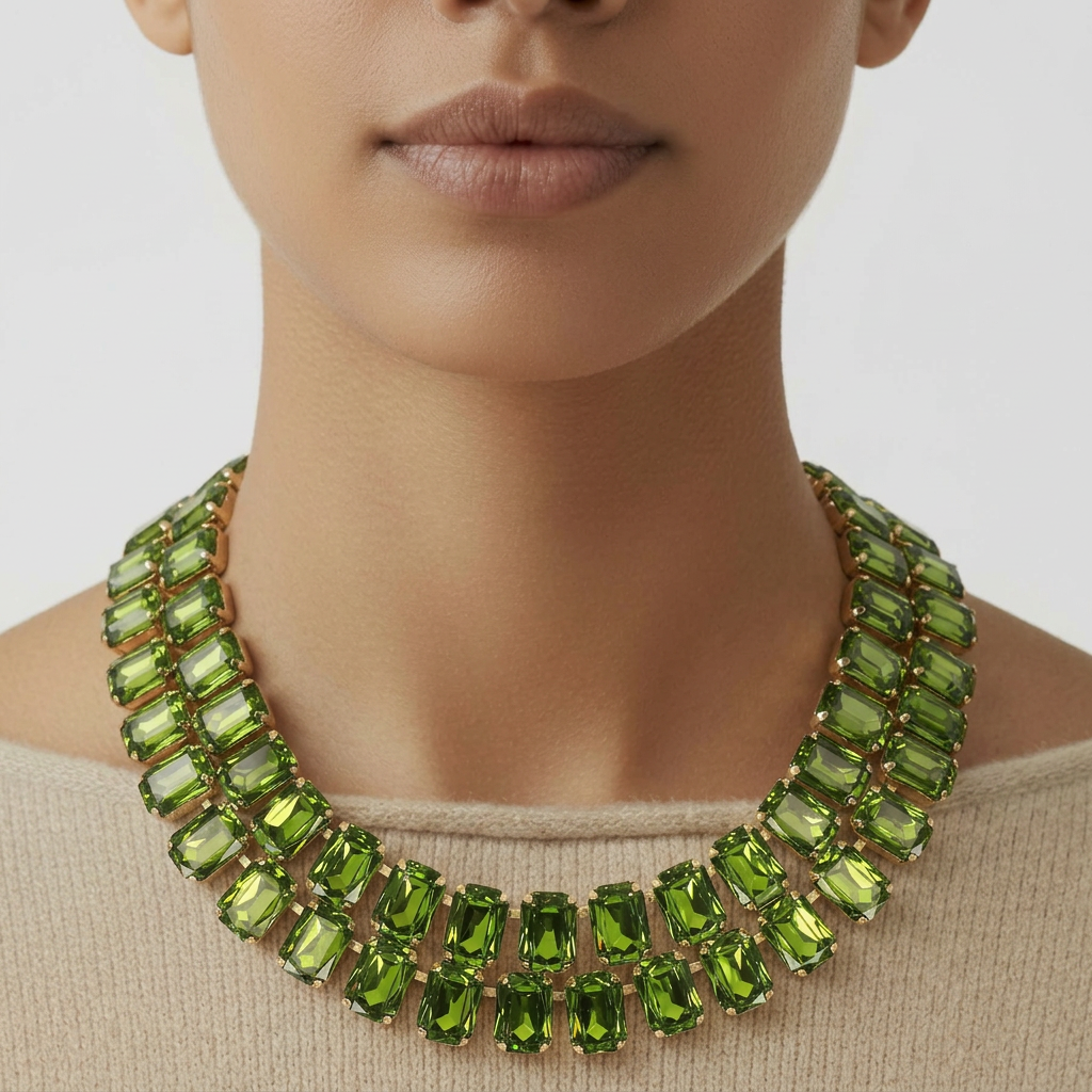 CHAIN LONG 'OLIVE' - GLORY