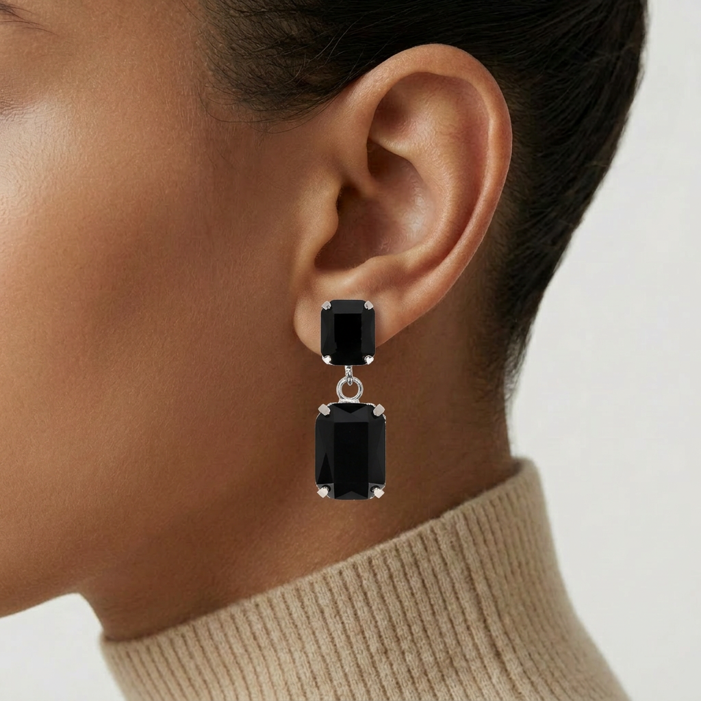 EARRING 'BLACK' - GLORY