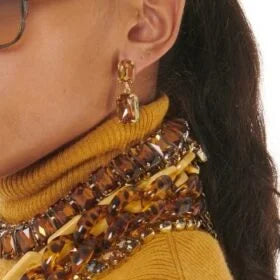 EARRING 'CHAMPAGNE' - GLORY